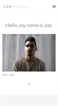 Mobile Screenshot of joeanhalt.com