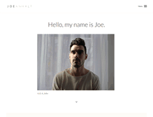 Tablet Screenshot of joeanhalt.com
